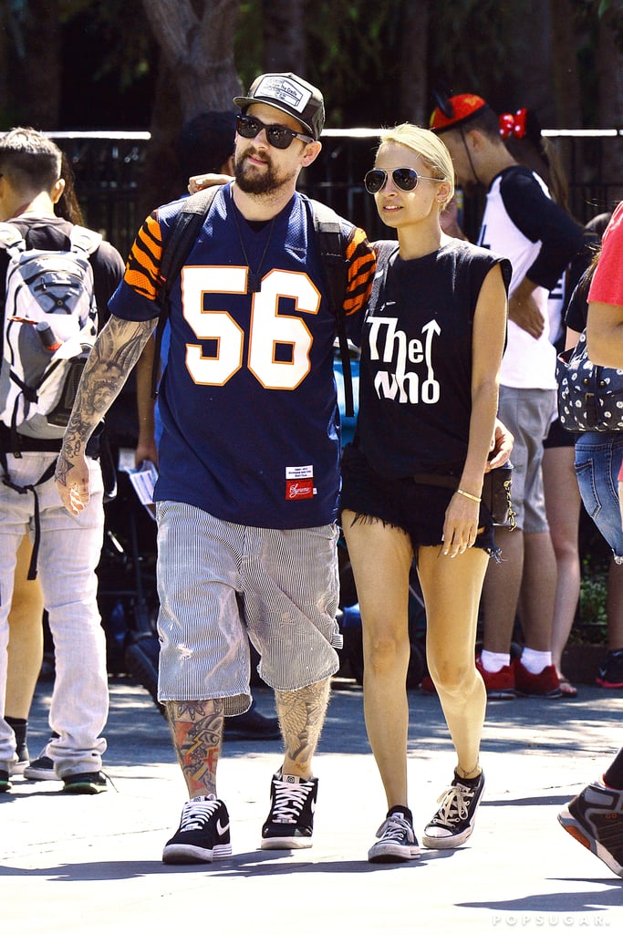 Nicole Richie and Joel Madden at Disneyland September 2015