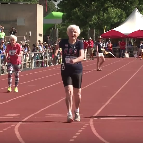 Julia "Hurricane" Hawkins Wins Gold in 100-Meter Dash