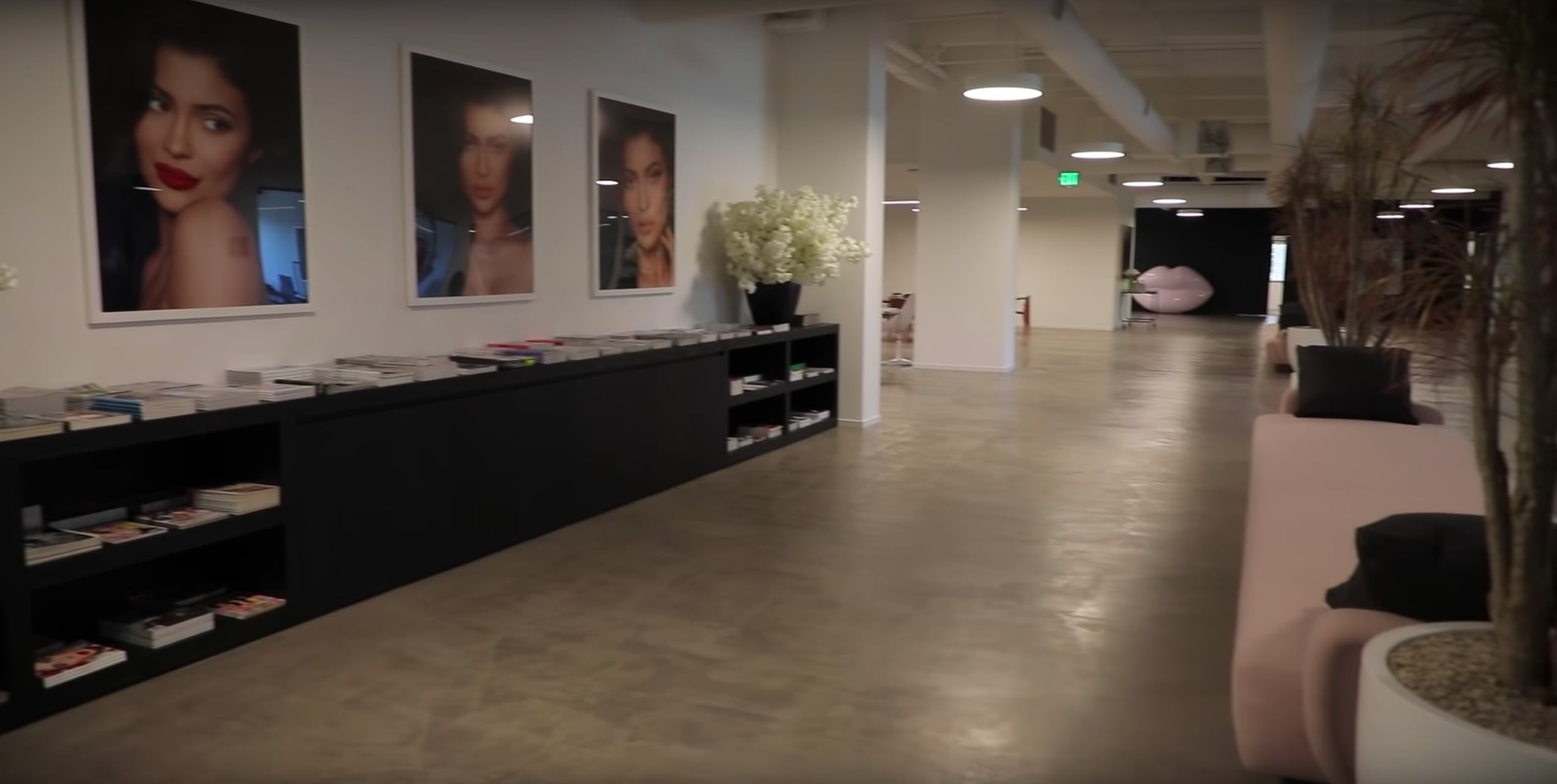 Kylie Jenner Gave a  Tour of Kylie Cosmetics Headquarters