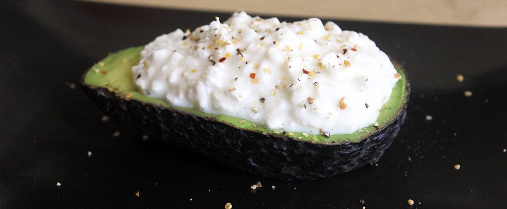 Avocado and Cottage Cheese Snack