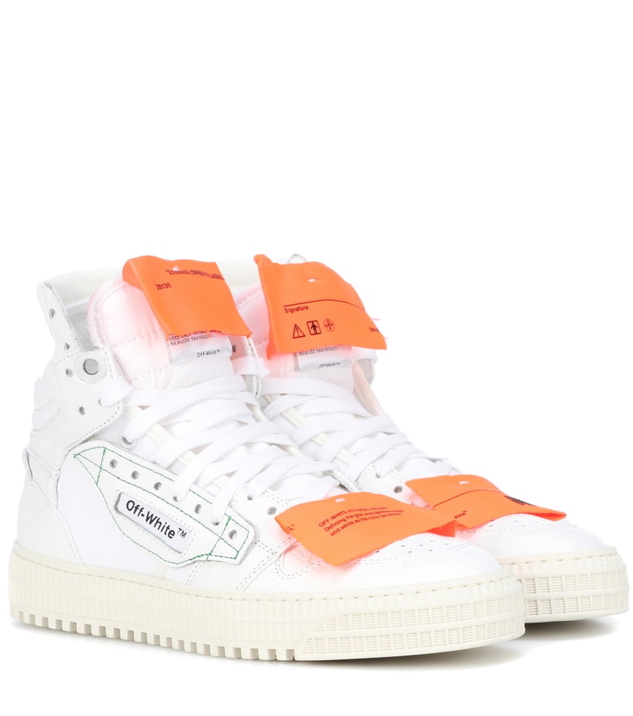 Hailey's Off-White Leather Sneakers