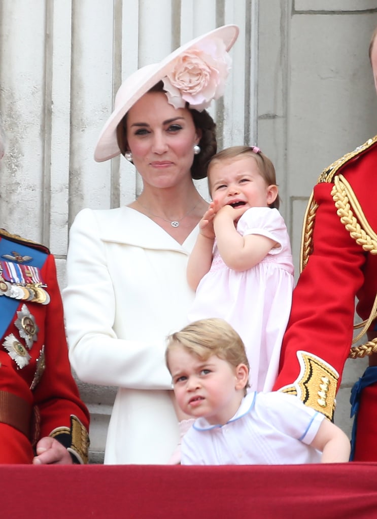 It Matched Her Daughter Charlotte's Pink Dress