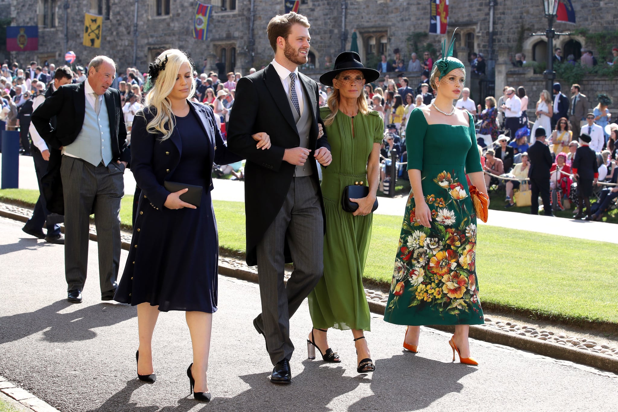 Eliza Spencer Louis Spencer Victoria Aitken And Kitty Spencer See All The Star Studded Arrivals At Prince Harry And Meghan Markle S Wedding Popsugar Celebrity Photo 30
