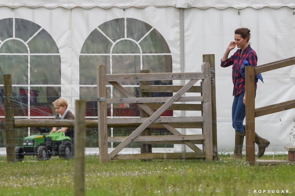 Kate Middleton and Prince George at the Park 2015 Pictures