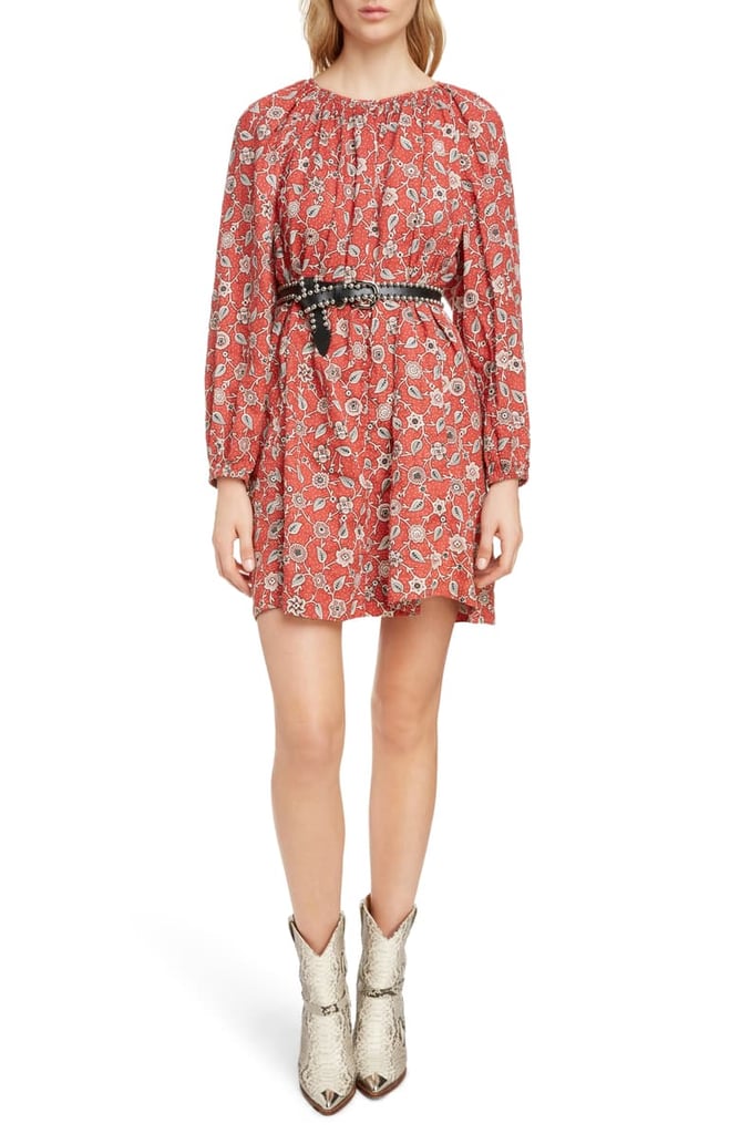 Isabel Marant Étoile Tockya Print Linen Swing Dress