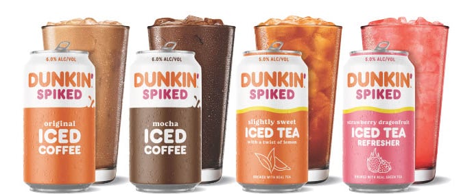 Dunkin' Is Releasing Spiked Iced Coffees and Teas