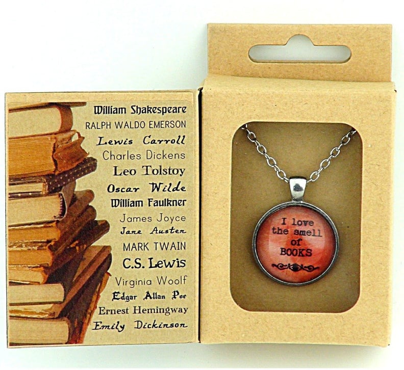 Book-Lover's Vintage-Style Pendant