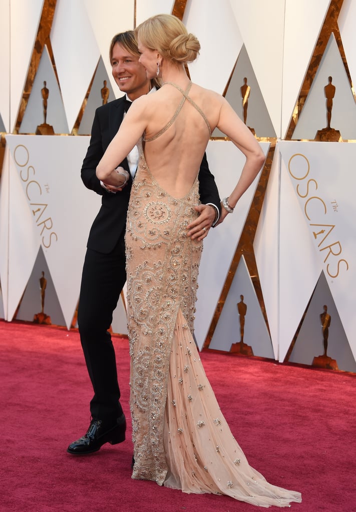 Nicole Kidman and Keith Urban at the 2017 Oscars