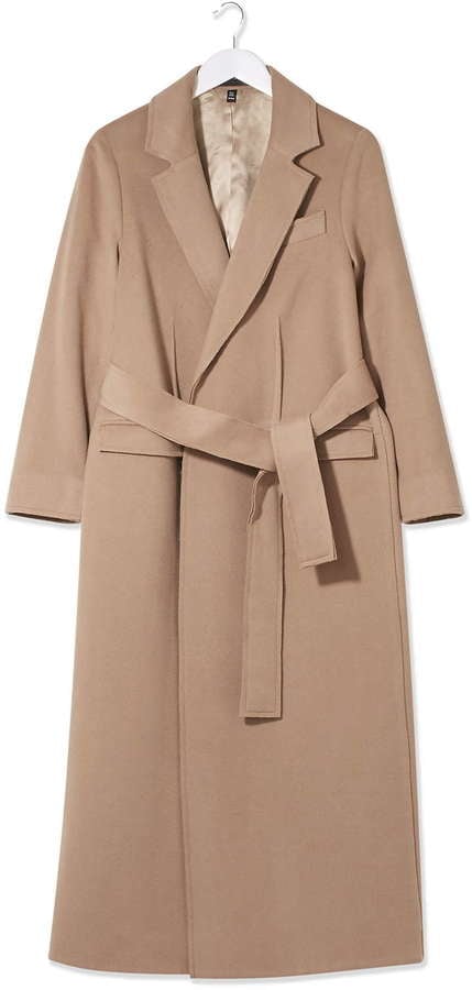 Boutique Cashmere blend wrap coat ($435)