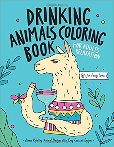 Drinking Animals Colouring Book