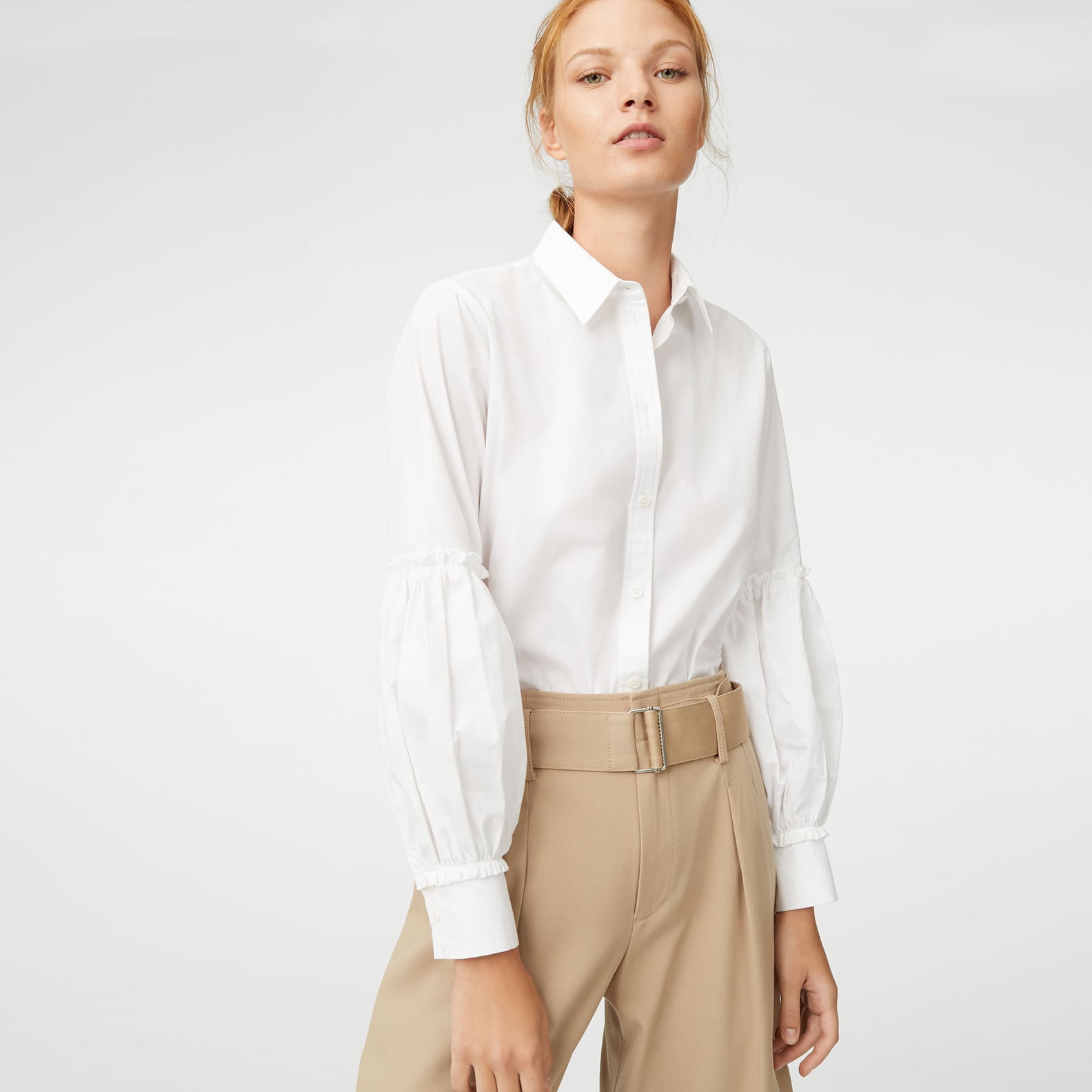 Angelina Jolie Black Pencil Skirt and Blouse | PS Fashion