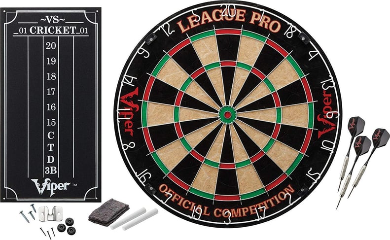 Viper League Pro Regulation Bristle Dartboard Set