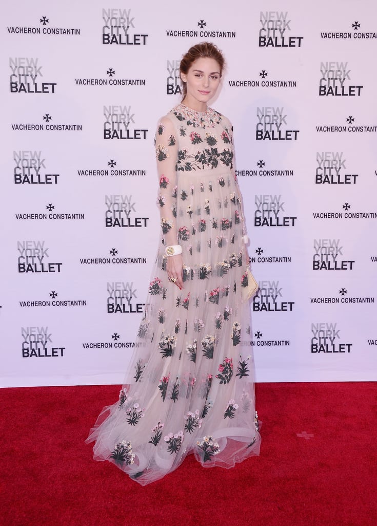 Wearing a fairytale-esque Valentino gown to the New York City Ballet Spring Gala in May 2015.