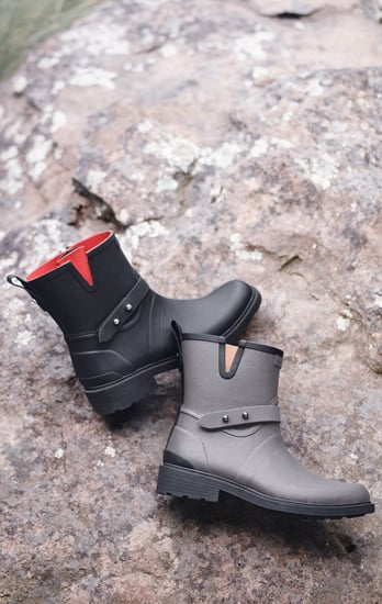 original roll top sherpa rain boot