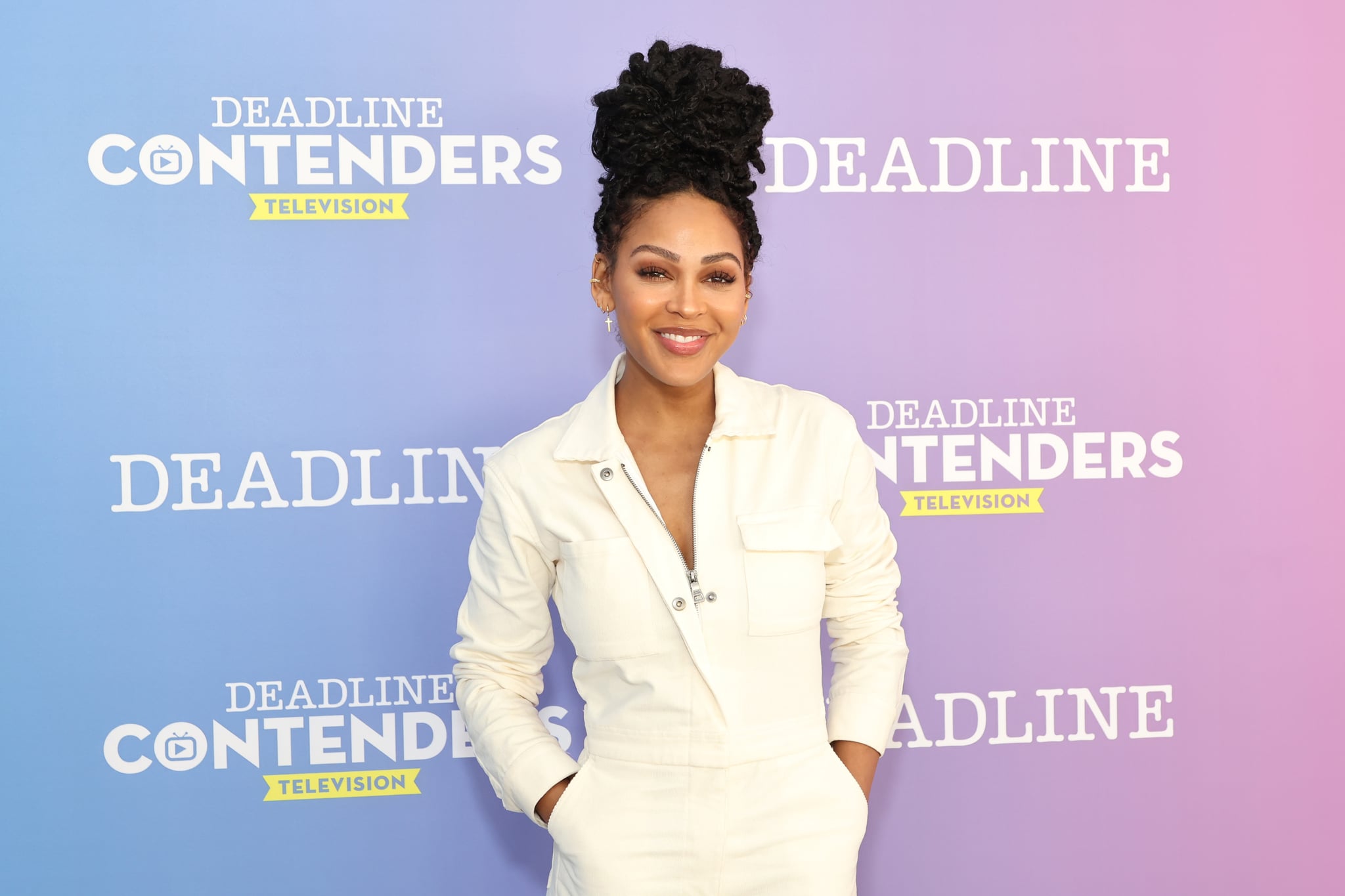 LOS ANGELES, CALIFORNIA - APRIL 10: Actor Meagan Good from Amazon Prime Video's 'Harlem' attends Deadline Contenders Television at Paramount Studios on April 10, 2022 in Los Angeles, California. (Photo by Amy Sussman/Getty Images for Deadline Hollywood )