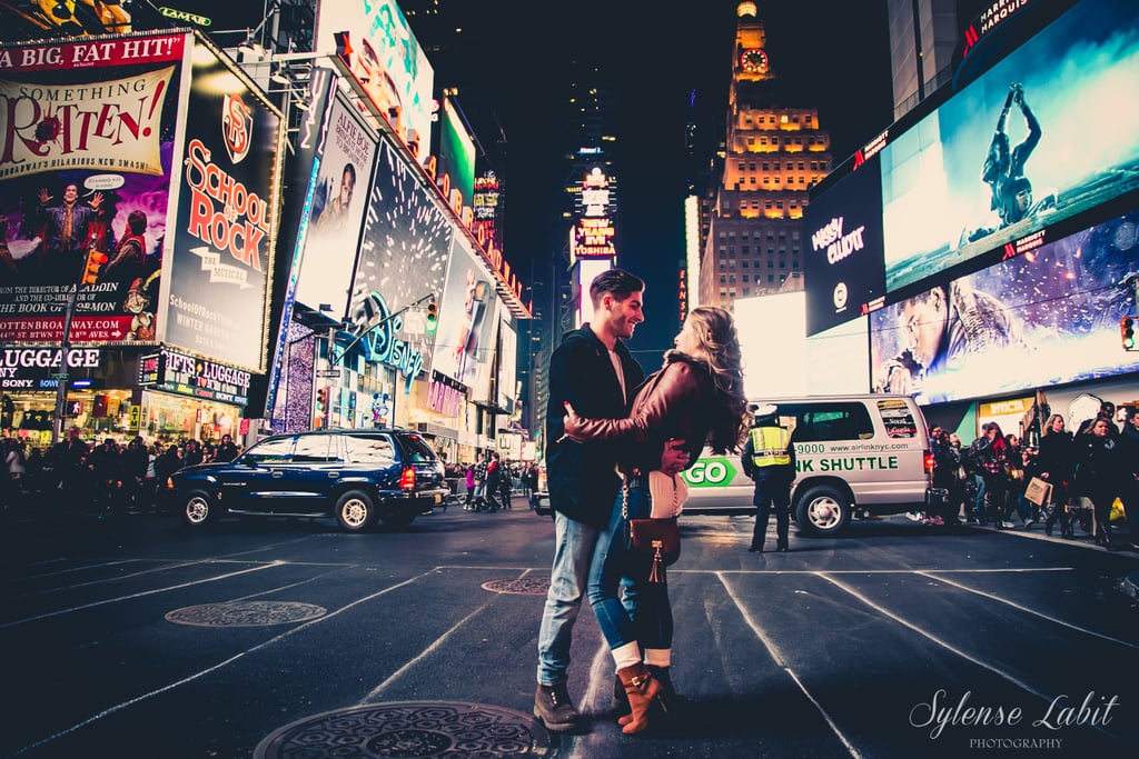Christmas Engagement Photos in New York
