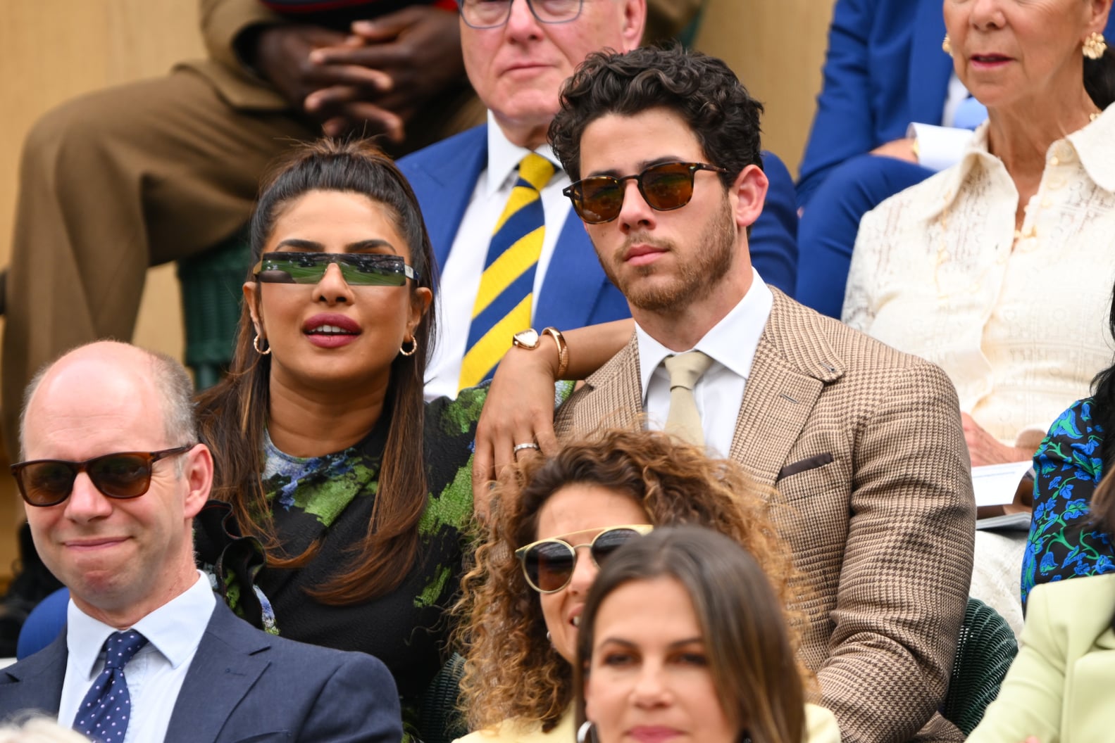 Celebrity Sunglasses at the Wimbledon Men's Final POPSUGAR Fashion