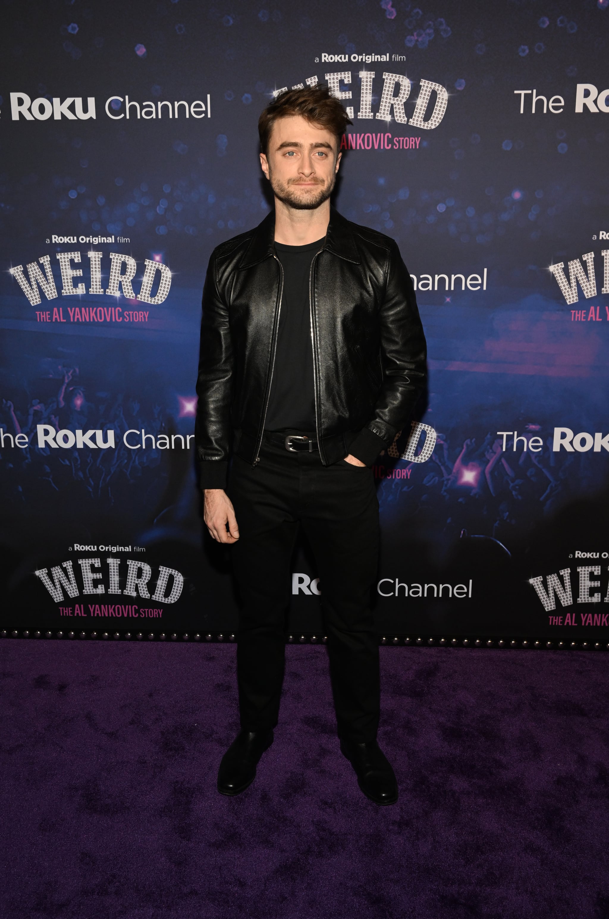 BROOKLYN, NEW YORK - NOVEMBER 01: Daniel Radcliffe attends The Roku Channel - US Premiere Of Weird: The Al Yankovic Story at Alamo Drafthouse Cinema Brooklyn on November 01, 2022 in Brooklyn, New York. (Photo by Slaven Vlasic/Getty Images for The Roku Channel)