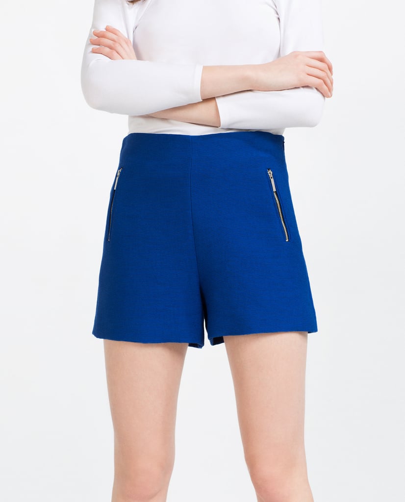 Zara Bermuda Shorts With Zips ($36)