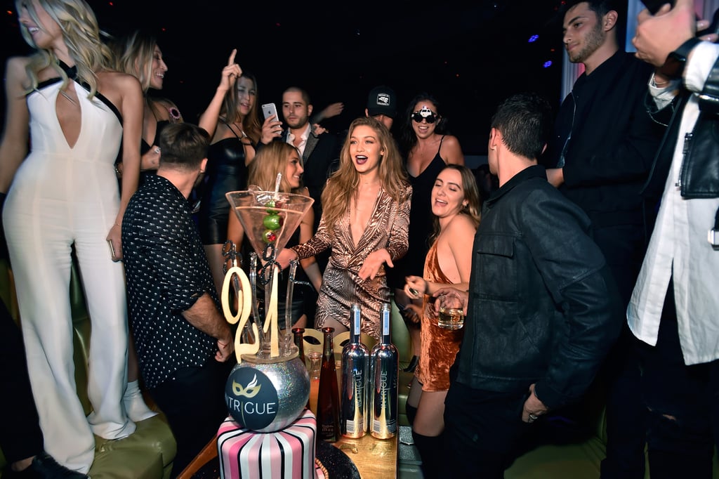 Celebrities at Gigi Hadid's 21st Birthday Party