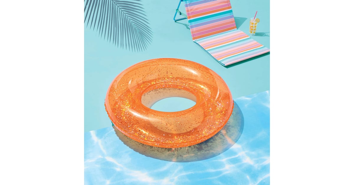 glitter pool float