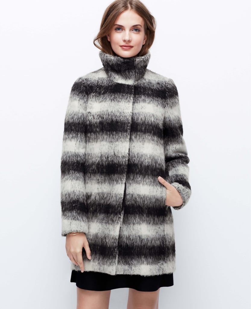 Ann Taylor Ombré Plaid Coat