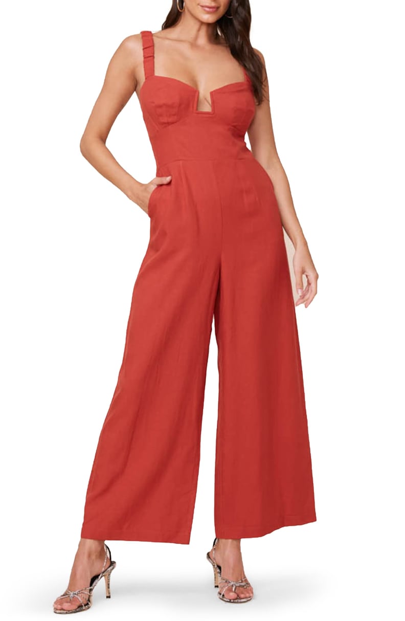 ASTR the Label Versaille Sleeveless Wide Leg Jumpsuit