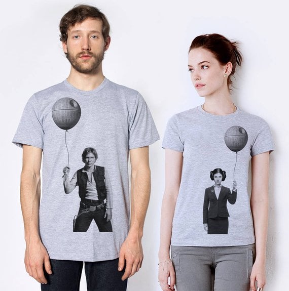 star wars couple shirts