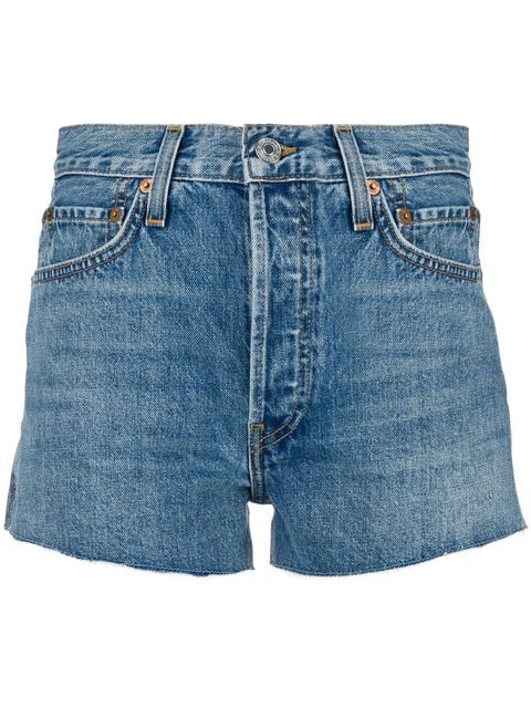 Re/Done High Waisted Denim Shorts