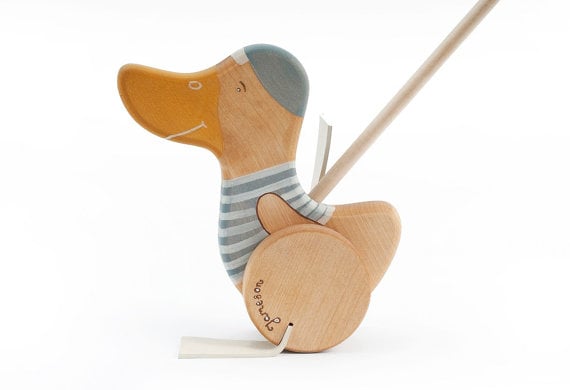 Push-Along Goose