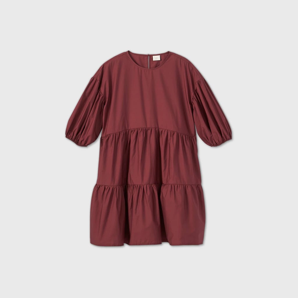 short sleeve tiered dress kmart