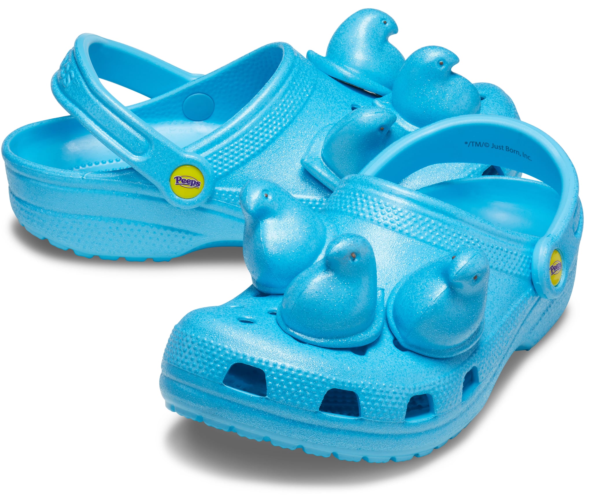 Buy the Peeps x Crocs Classic Clog in Blue | Peeps Crocs Are Now a Thing,  and I Have So Many Questions | POPSUGAR Food Photo 5