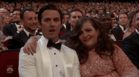 Aidy Bryant was basically just busy hitting on Milo Ventimiglia.