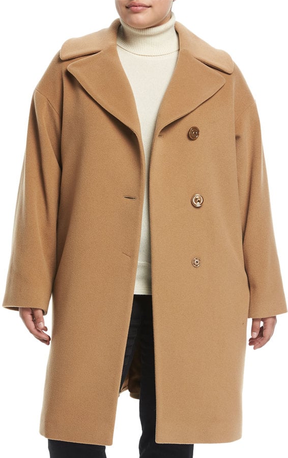 Cinzia Rocca Plus Asymmetric Walker Coat