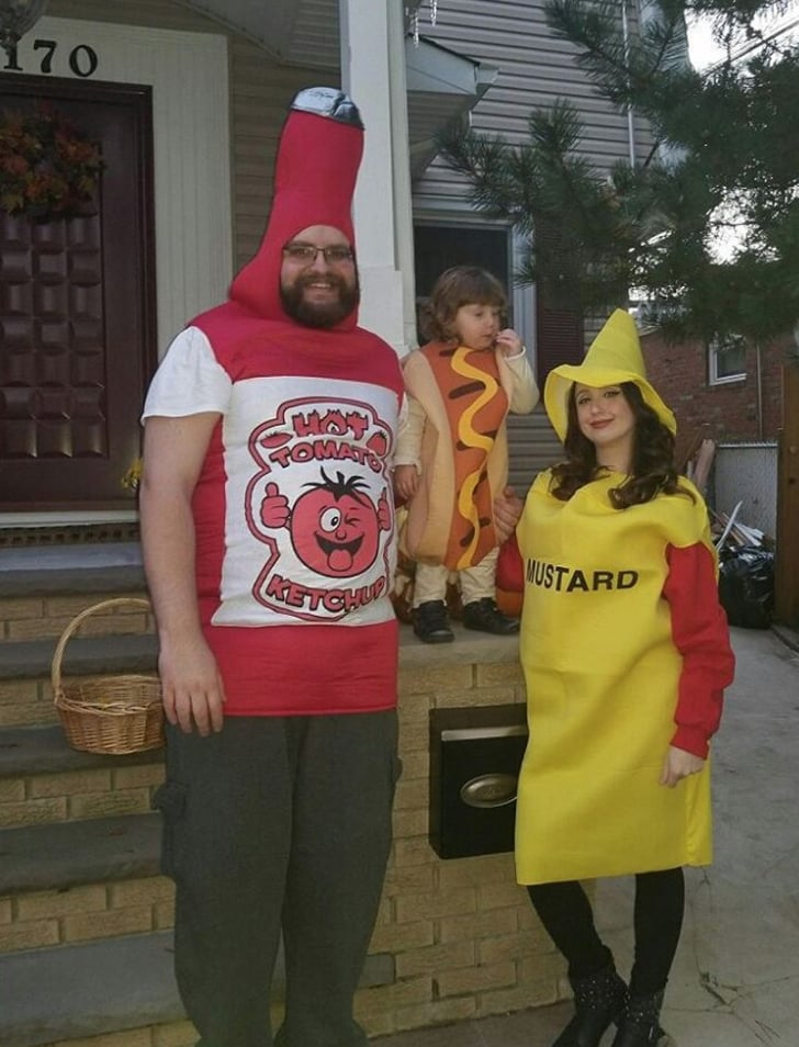 Hot Dog, Ketchup, and Mustard The Best Halloween Costume Ideas For