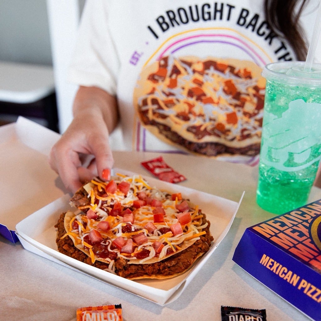 Taco Bell's Mexican Pizza returns to menus next month.