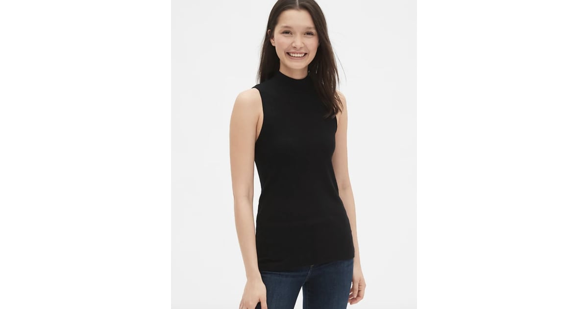 gap mock neck tank