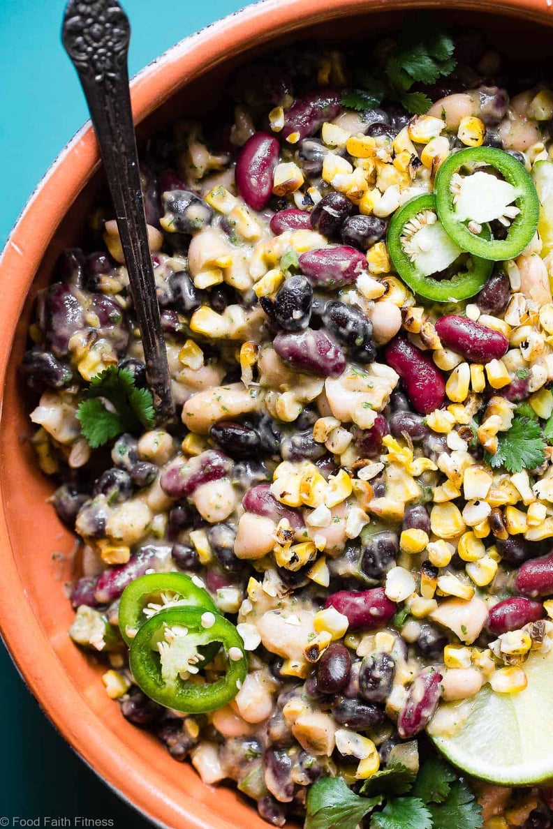 Three Bean Mexican Corn and Black Bean Salad