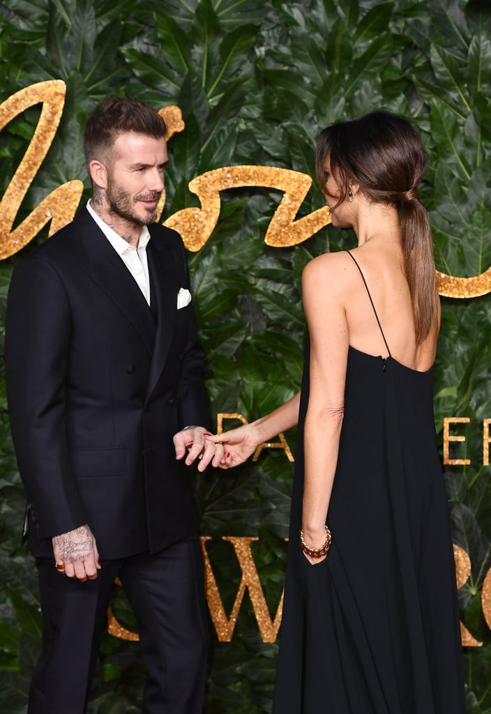 David and Victoria Beckham British Fashion Awards 2018