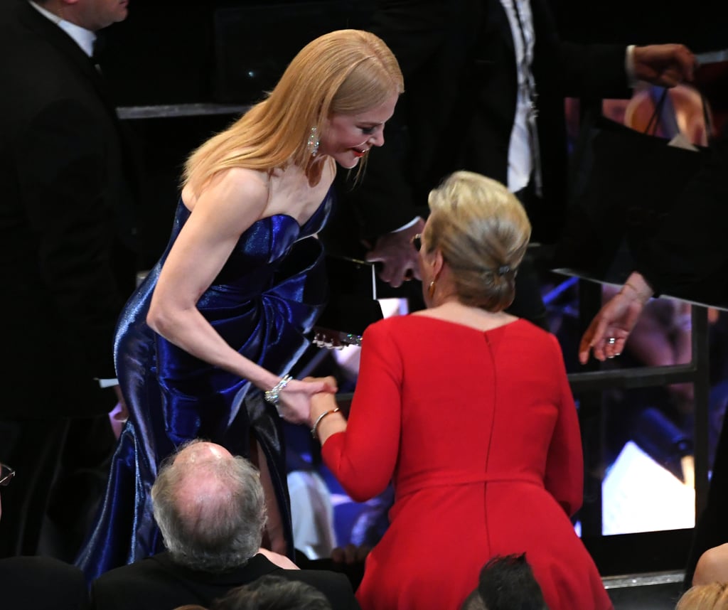 Meryl Streep and Nicole Kidman at the 2018 Oscars