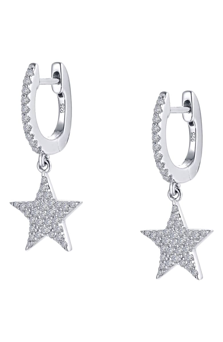 Lafonn Star Simulated Diamond Drop Earrings