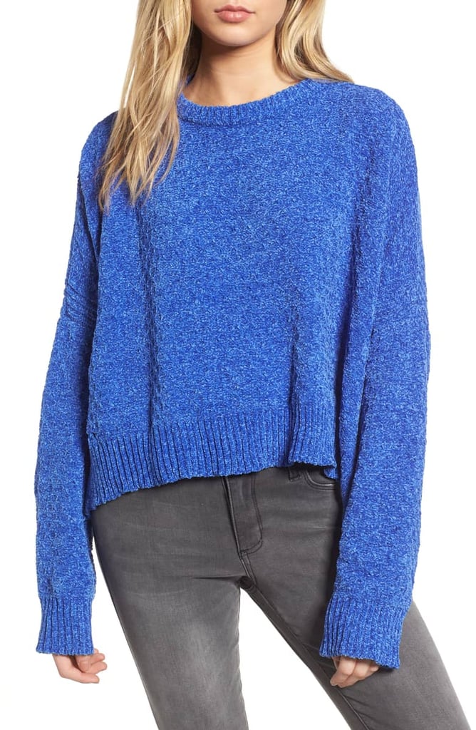 Woven Heart Chenille Sweater | Best Chenille Sweaters | POPSUGAR ...