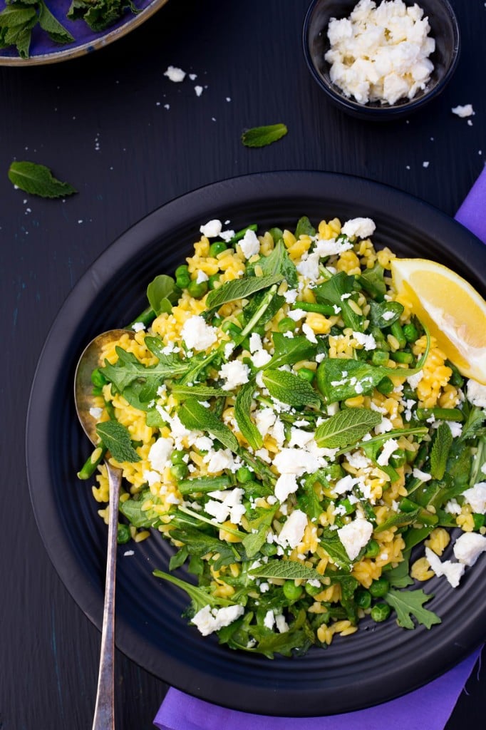 Spring Orzo Salad With Asparagus and Peas