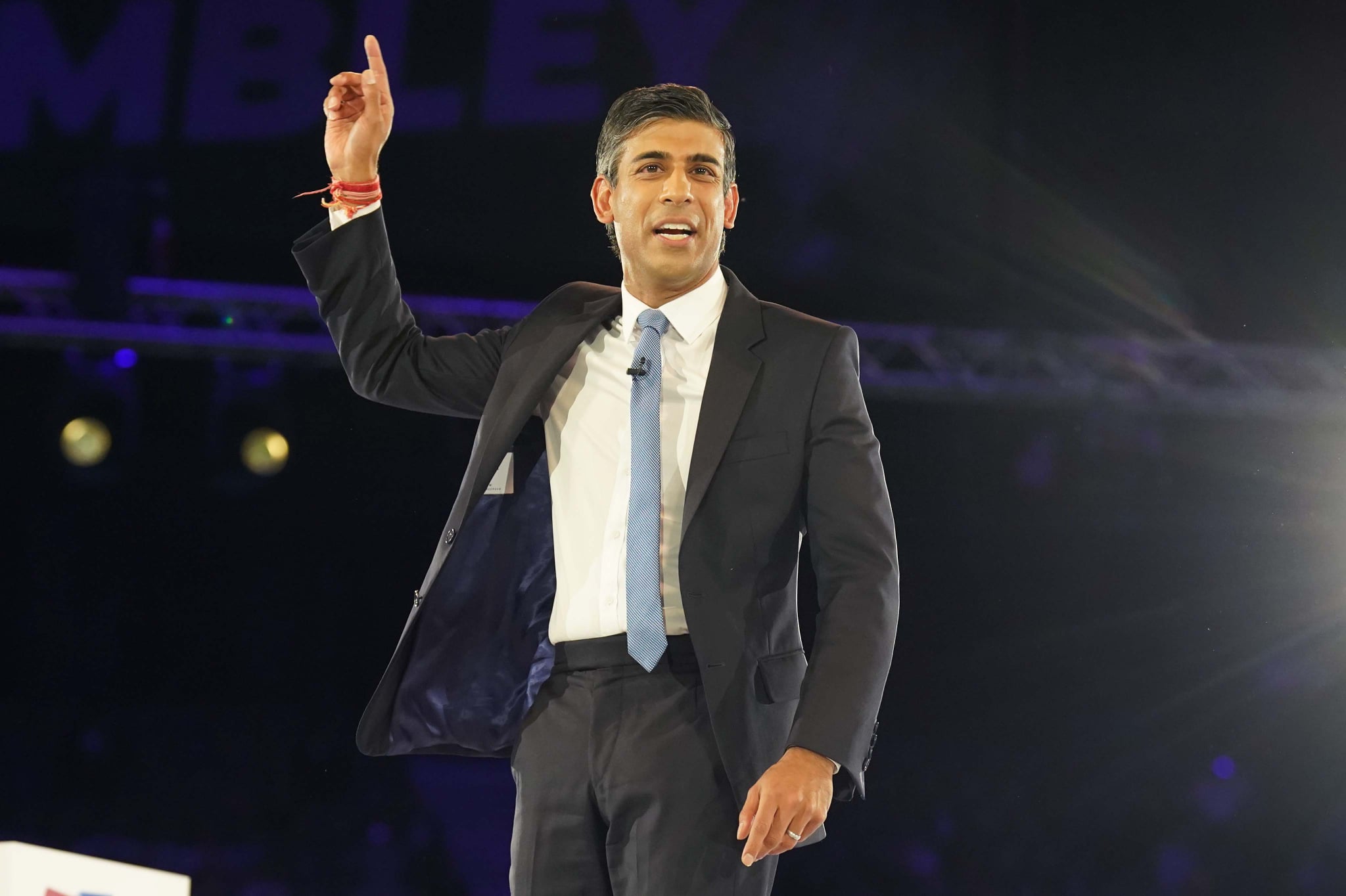 Rishi Sunak during a hustings event at Wembley Arena, London, as part of the campaign to be leader of the Conservative Party and the next prime minister. Picture date: Wednesday August 31, 2022. (Photo by Stefan Rousseau/PA Images via Getty Images)