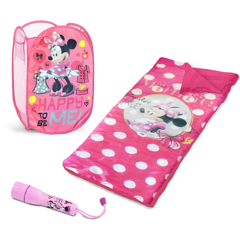 Disney Minnie Mouse Sleepover Set With Bonus Hamper