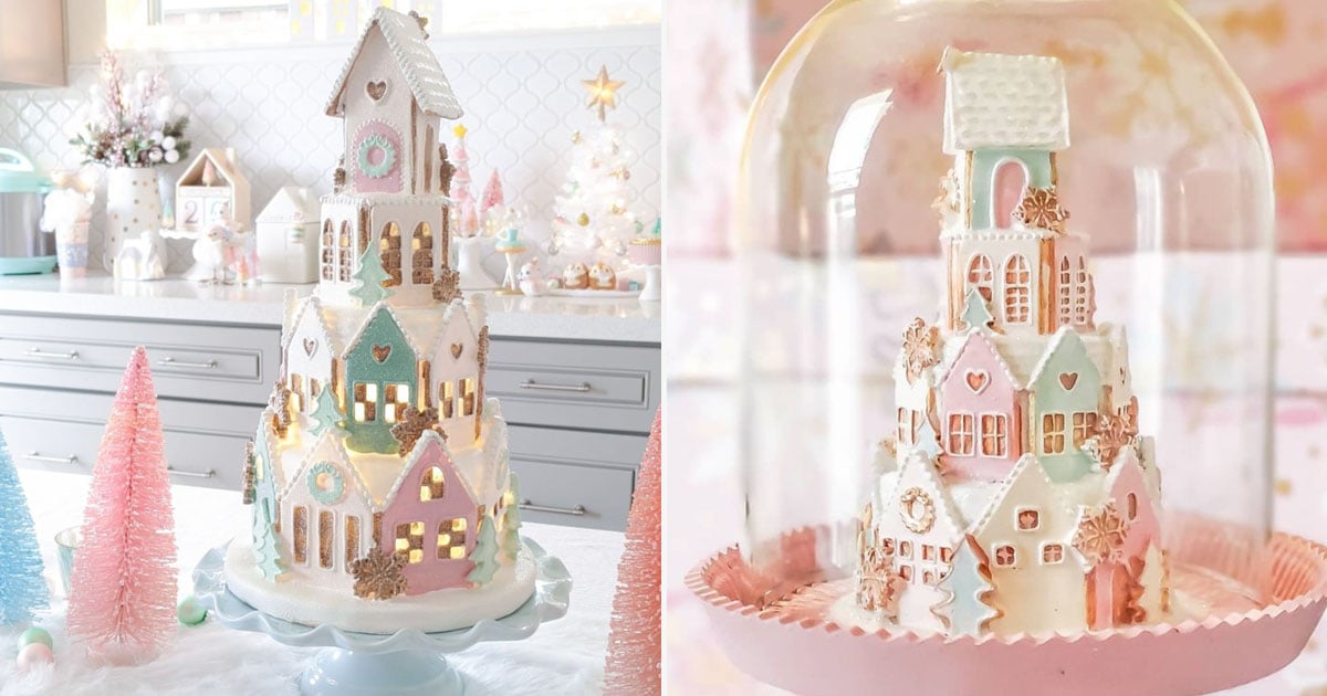 HomeGoods Is Selling a Gorgeous Pastel Gingerbread House | PS Home