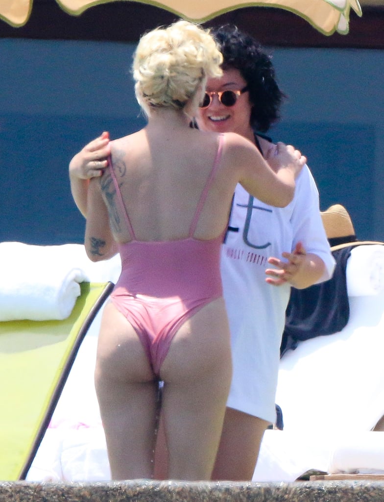 Lady Gaga Wearing Swimsuit in Mexico After Breakup July 2016