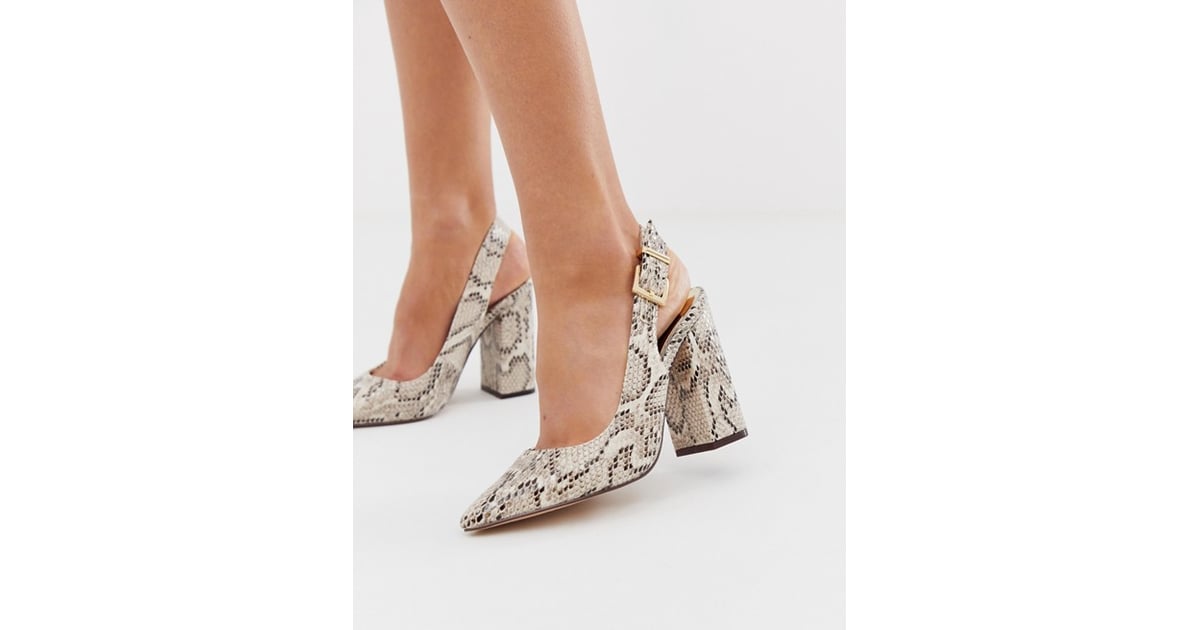 river island sling back
