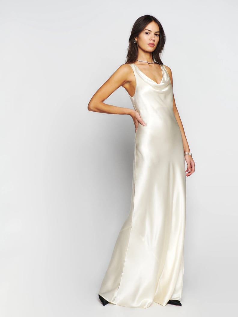 Best Maxi Wedding Dress: Reformation Annabelle Silk Dress