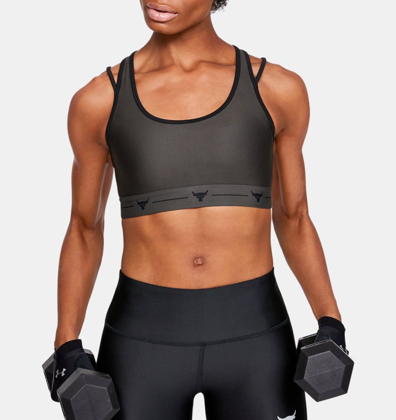 Project Rock Armour Mid Crossback Strappy Sports Bra